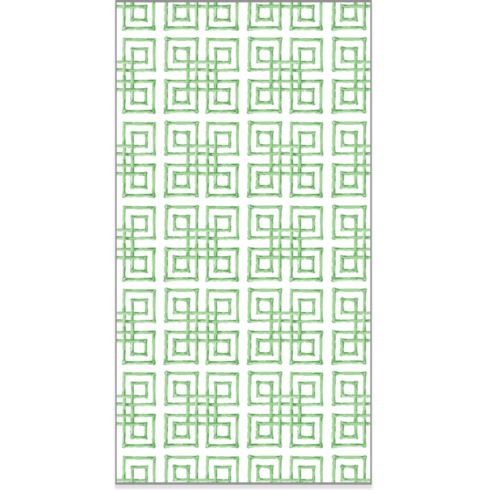 Guest Towels, Green Bamboo Fret