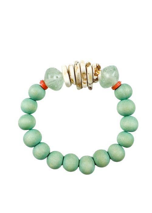 Single Stack Bracelet | Coral Bay