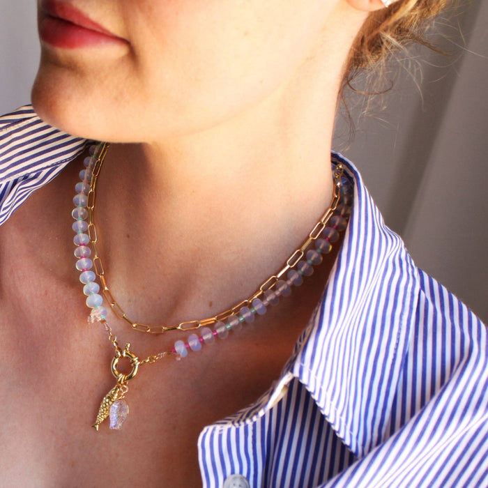 Necklace, Mirage Stone Candy Fish