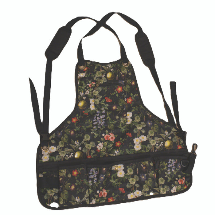 Garden Apron, Midnight Bloom