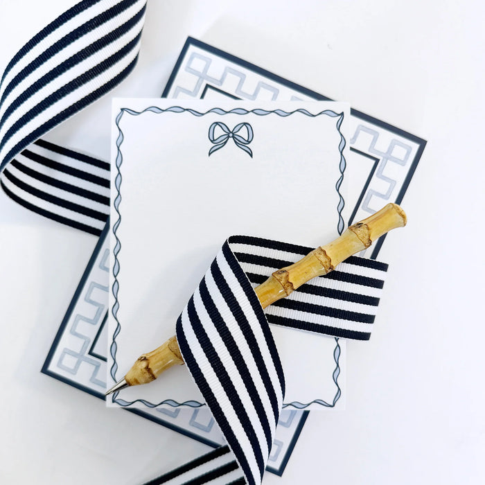Notepad, Blue Bow Scallop