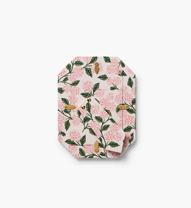 Pink Hydrangea Paper Wrapped Picture Frame