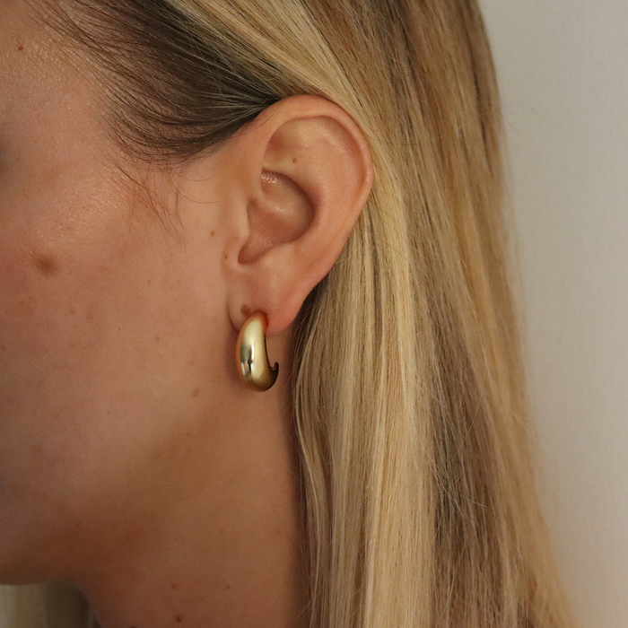 Earrings, Petite Everyday Thick Hoop