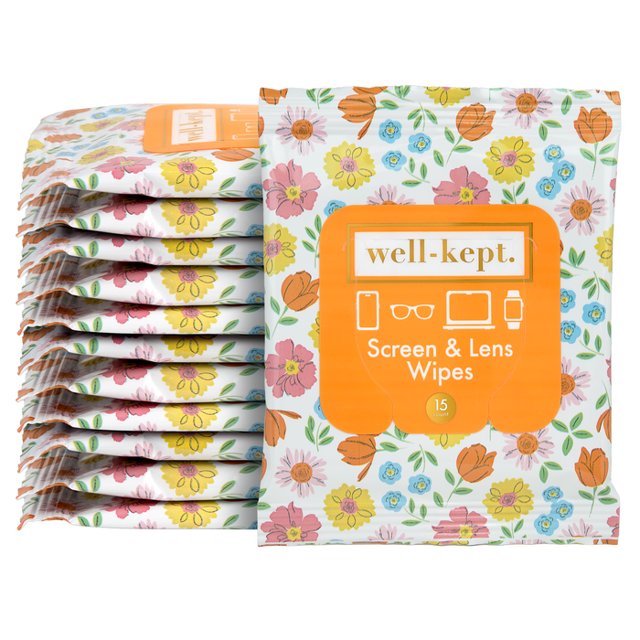 Flower Power SCREEN & LENS WIPES
