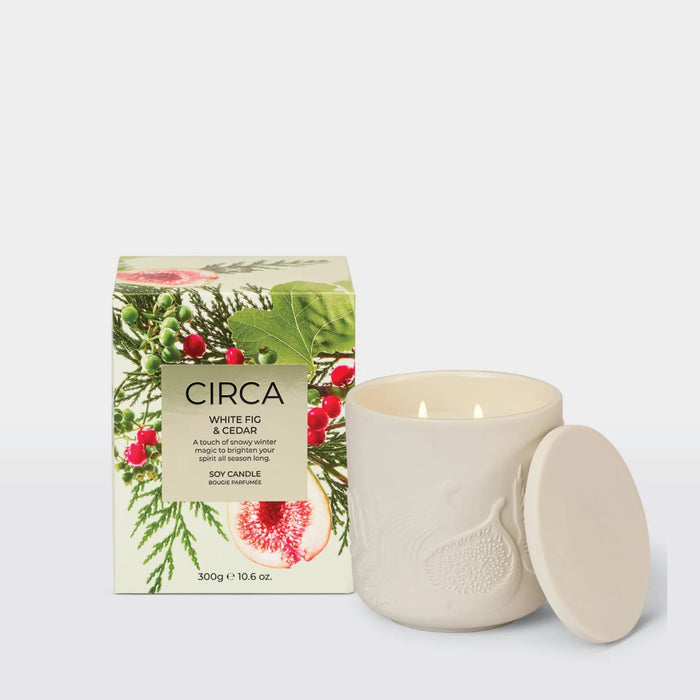 Candle, White Fig & Cedar