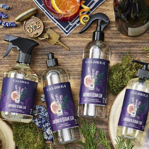Lavender Cedar Leaf Linen & Room Spray with Soap Bark & Aloe
