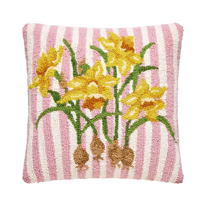 Yellow Daffodil Hook Pillow