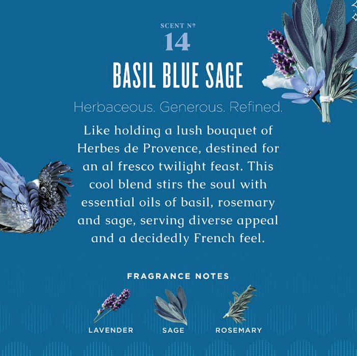 Basil Blue Sage Hand Soap with Aloe Vera & Olive Oil