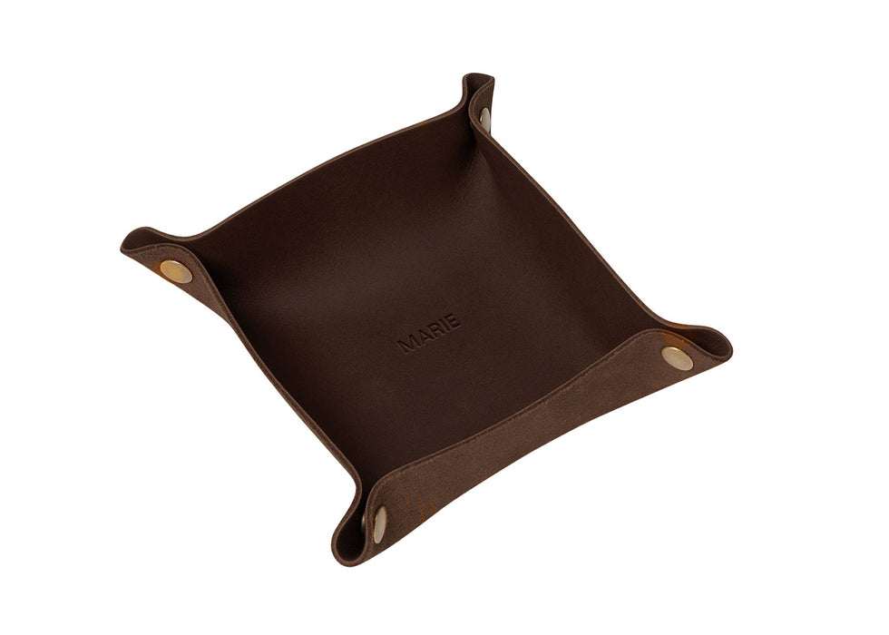 Leather Snap Valet Tray | Full Grain - USA Made