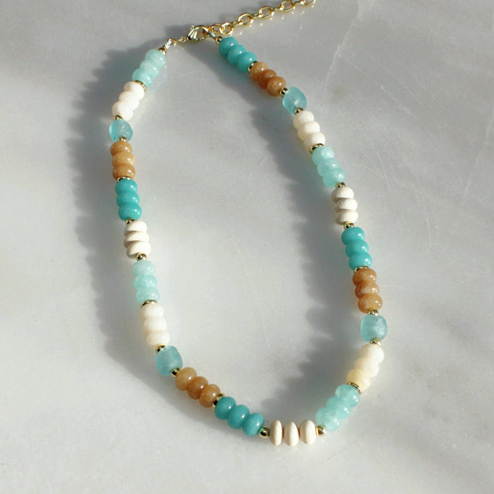 Necklace, Sand & Sky Stone Candy