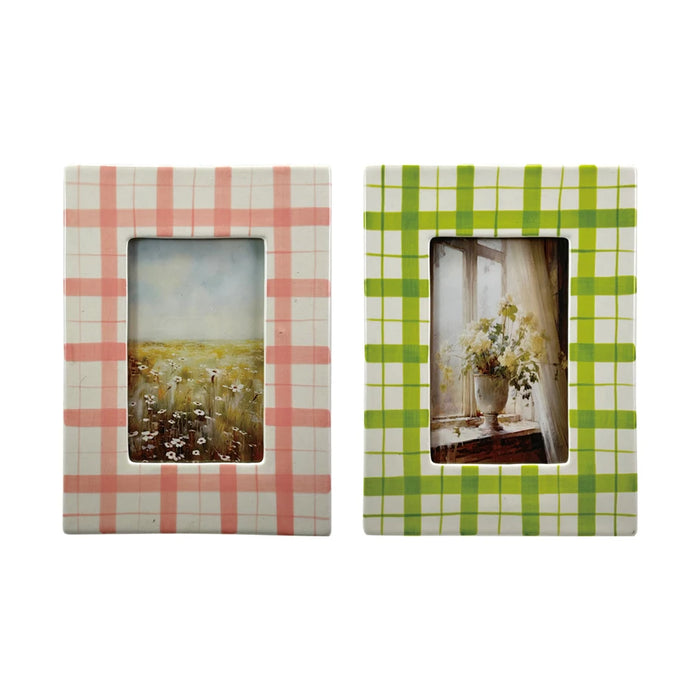 Stoneware Photo Frame, 2 Colors