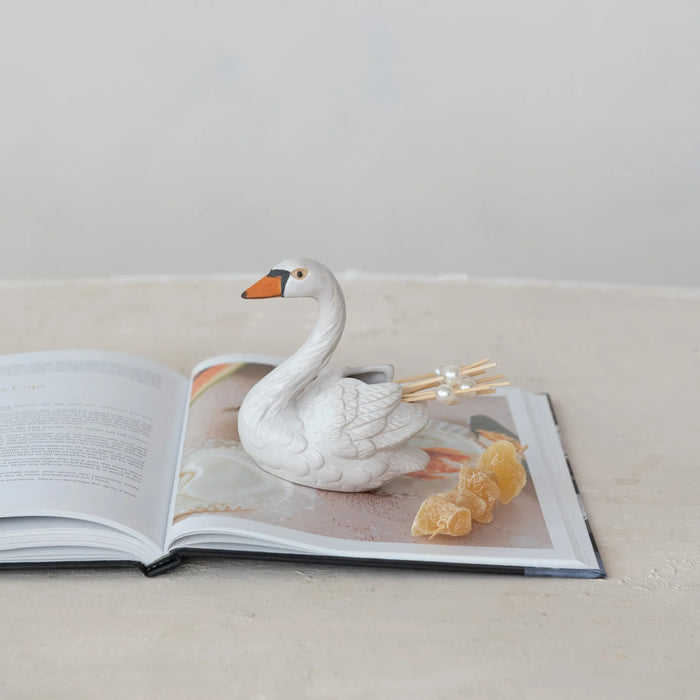 Swan Shaped Toothpick Holder