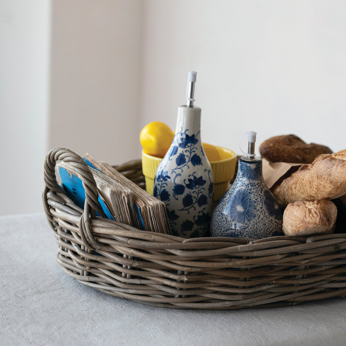 Handwoven Rattan Tray