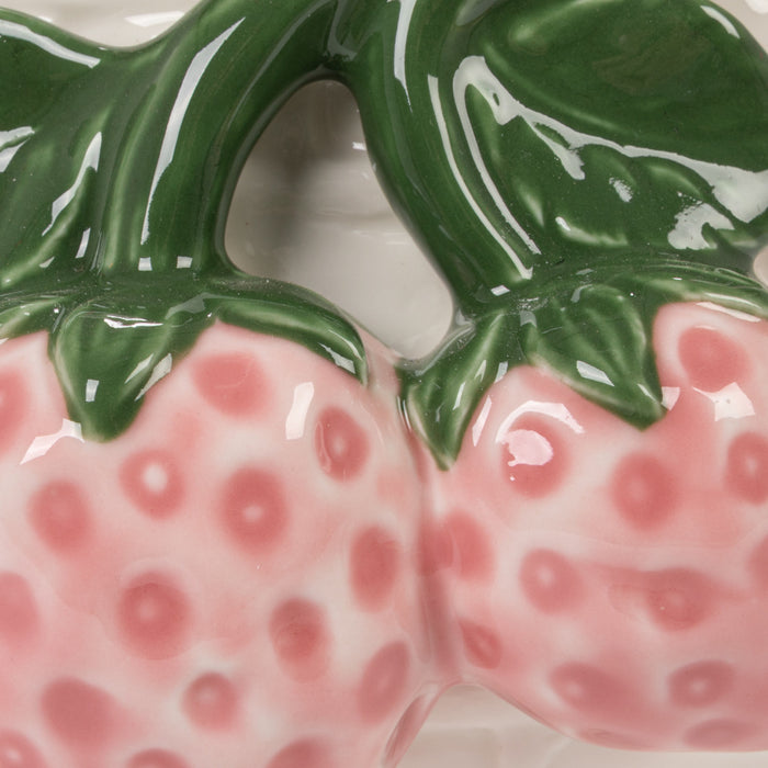 Stoneware Strawberry Basket