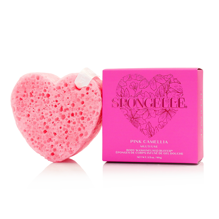 Heart Buffer, Pink Camellia (Pink)