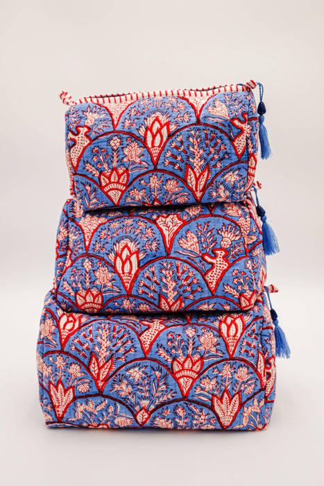 Blue Arch Toiletry Bag (Large)