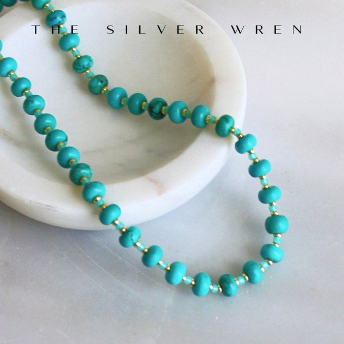 Necklace, Zia Turquoise Stone Candy