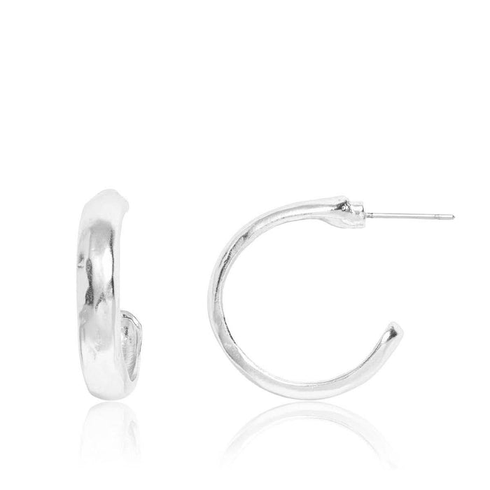 Earrings, Small Polished Hoop