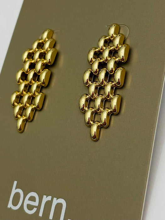 Earrings, Woven Waterfall