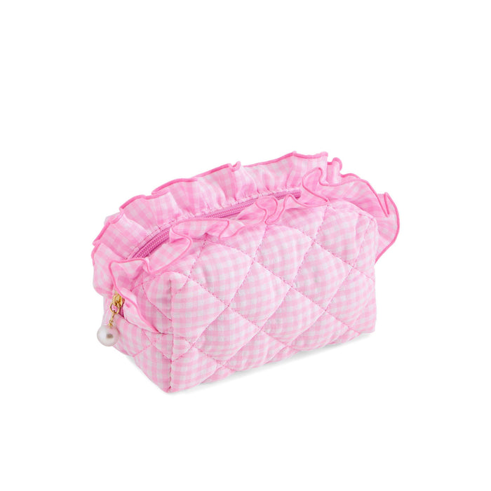 Fancy Zip Pouch Small, Pink