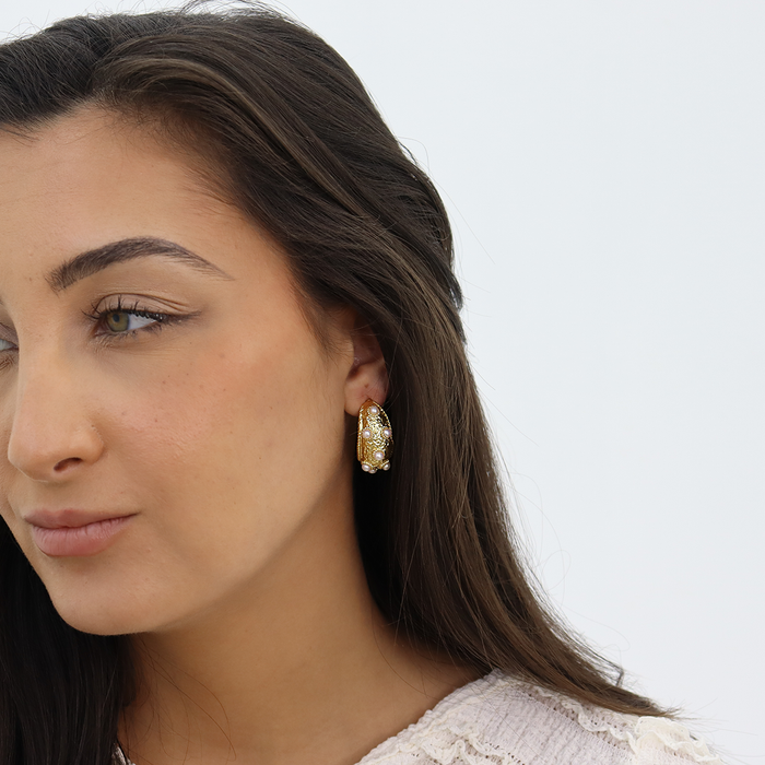 Earrings, Mademoiselle Hoops