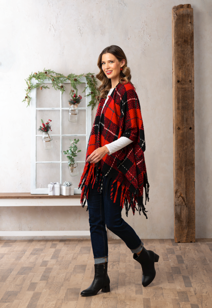 Holiday Plaid Wrap