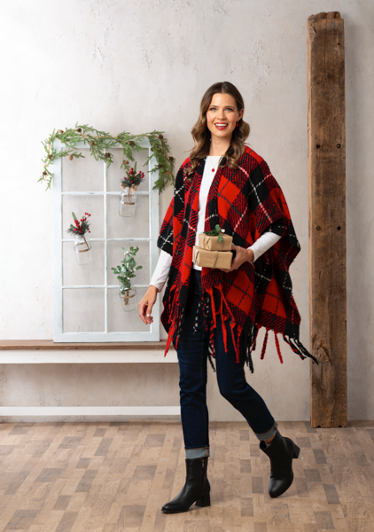 Holiday Plaid Wrap