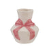 Hand-Painted Ceramic Vase W Bow