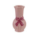 Hand-Painted Ceramic Mini Vase W Bow