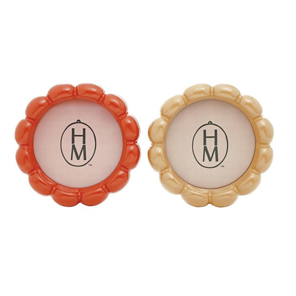 Round Resin Scalloped Photo Frame