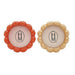 Round Resin Scalloped Photo Frame