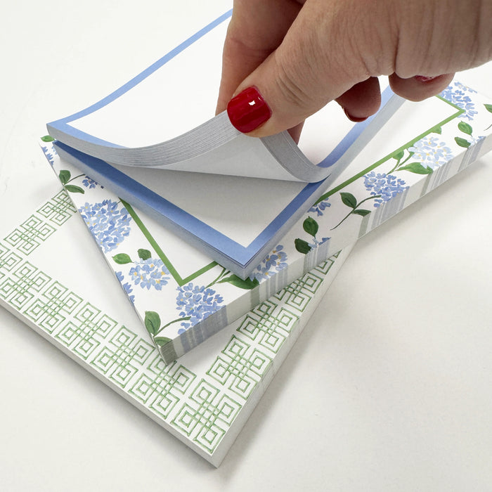 Notepad, Blue Hydrangeas