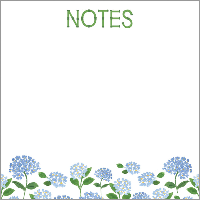 Slab Notepad, Blue Hydrangea NOTES