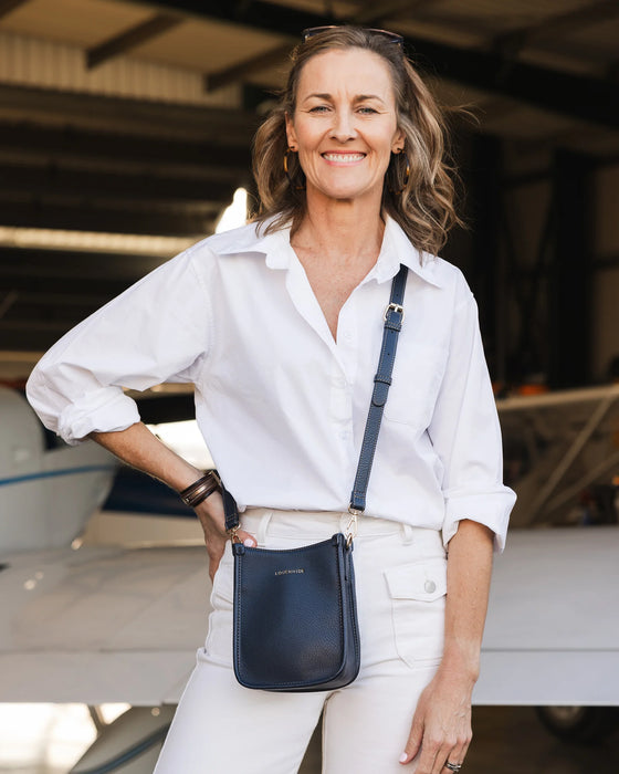 Parker Crossbody, Navy