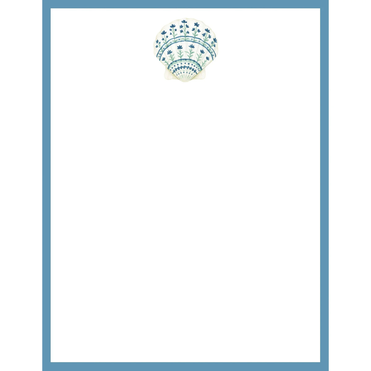 Notepad, Painted Sea Shell — The Polka Dot Press