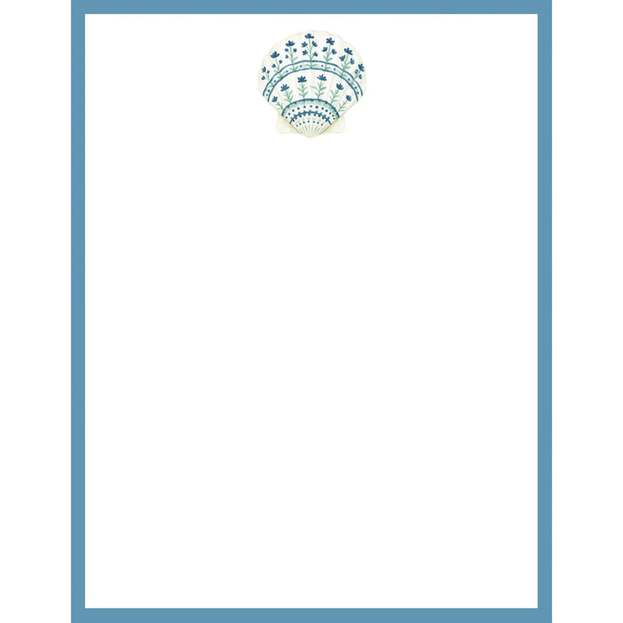 Notepad, Painted Sea Shell