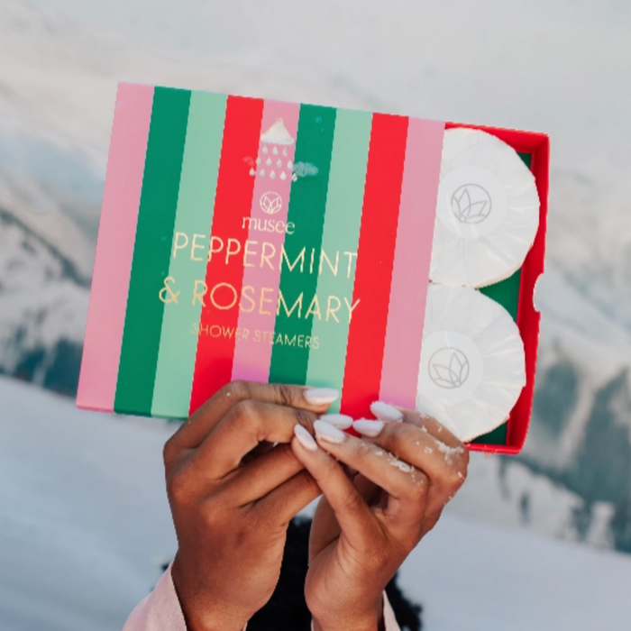 Peppermint and Rosemary Shower Steamers