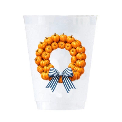 Shatterproof Cups, Pumpkin Wreath
