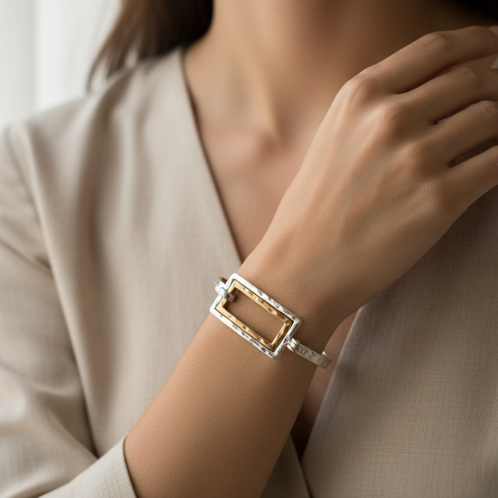 Bracelet, Moore, Silver & Gold