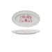 Stoneware Scalloped Platter with Staffordshire Dogs Image ©