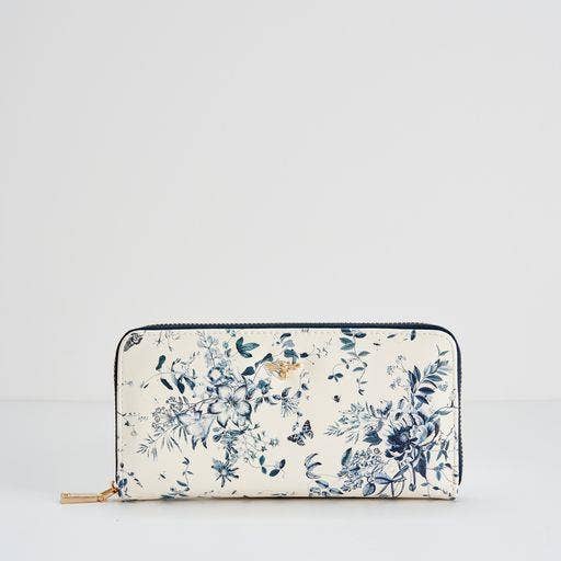 Wallet, Blooming Blue