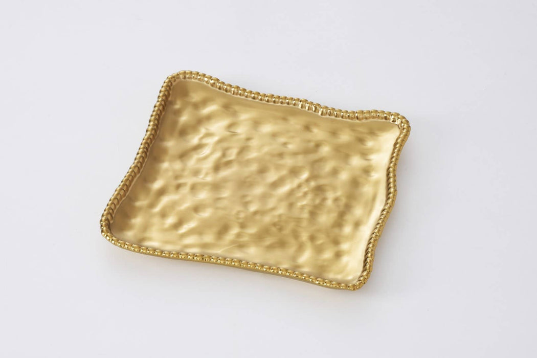 Pampa Bay Square Serving Platter, Gold