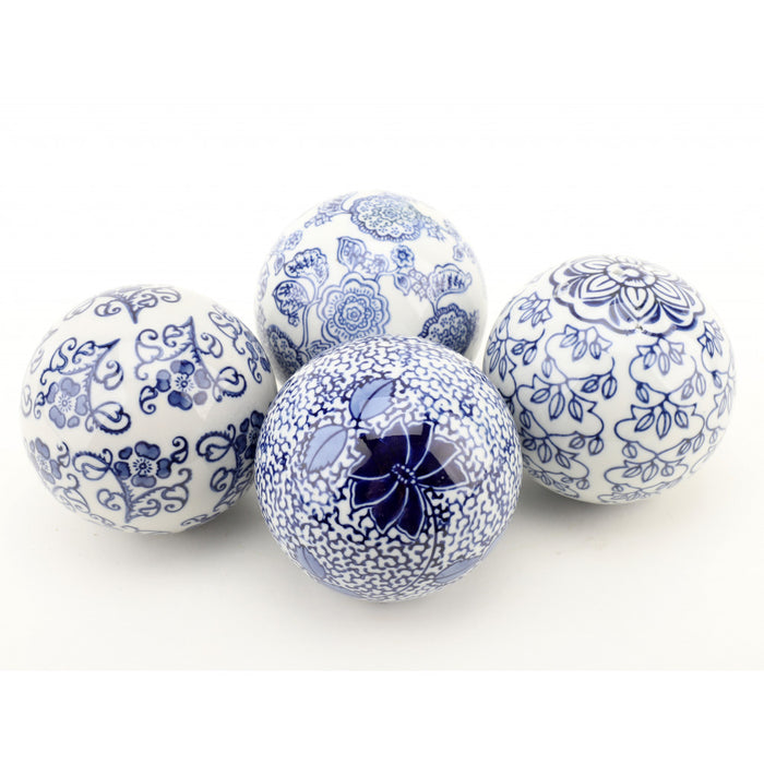 Blue and White Decorative Balls