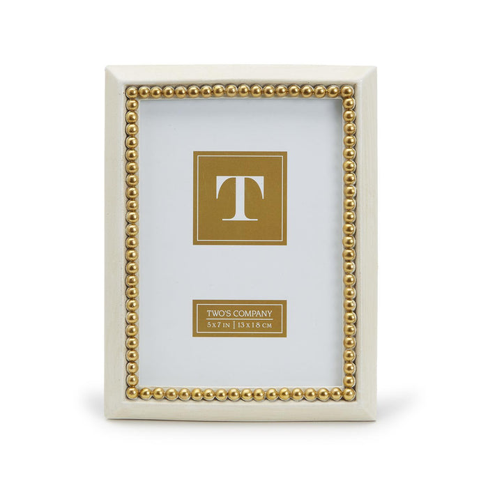 Gold Beads Frame, 5x7