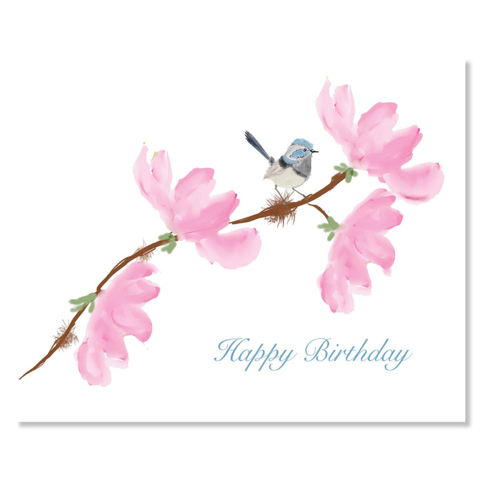 Greeting Card, Bird on Japanese Maple