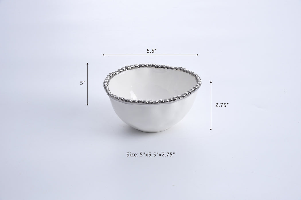 Pampa Bay Small Bowl, White