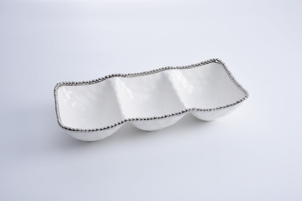 Pampa Bay 3 Section Serving Piece