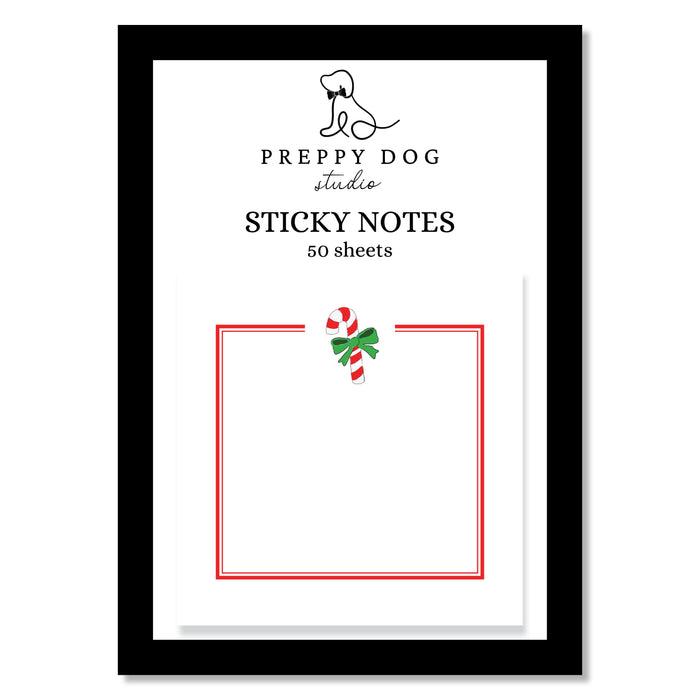 Christmas Sticky Notes, Candy Cane