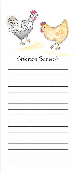 List Pad, Chicken Scratch