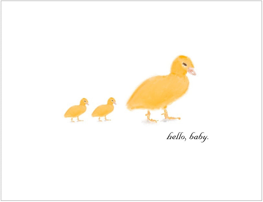 Greeting Card, Ducklings